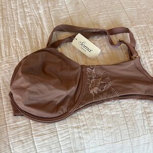 Soma Women's Brown Lace Bra